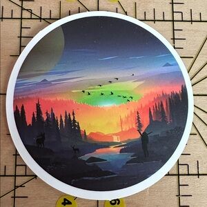 💜13/$13 +Bundle Sticker Sale | Travel Sunshine Go Outside Waterproof Sticker